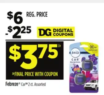 Dollar General Febreze Car offer
