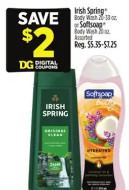 Dollar General Irish Spring or Softsoap offer