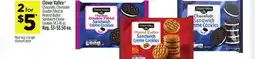 Dollar General Clover Valley Chocolate, Chocolate Double Filled or Peanut Butter Sandwich Creme Cookies offer