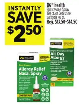 Dollar General DG health offer