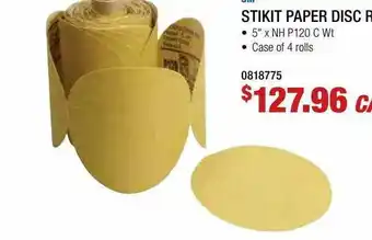 Fastenal Stikit Paper Disc Roll offer