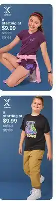 JC Penney Kids' Xersion Activewear offer