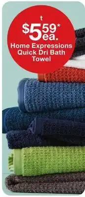 JC Penney Home Expressions Quick Dri Bath Towel offer