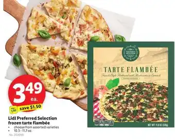 Lidl Lidl Preferred Selection frozen tarte flambée offer