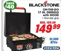 Big 5 Blackstone On The Go 17 Griddle with Hood offer