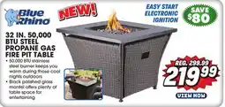 Big 5 Blue Rhino 32 50,000 BTU Steel Propane Gas Fire Pit Table offer