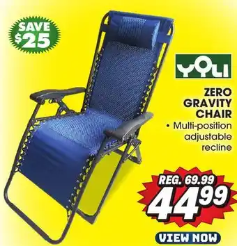 Big 5 Yoli Zero Gravity Chair offer