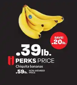 Hy-Vee Chiquita bananas offer