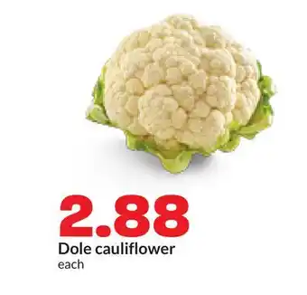 Hy-Vee Dole cauliflower offer