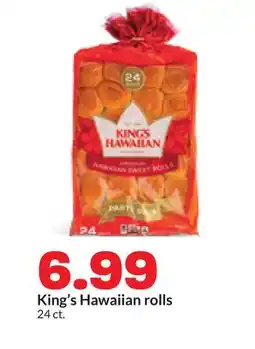 Hy-Vee King's Hawaiian rolls offer