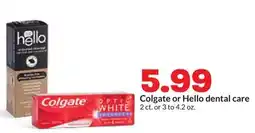 Hy-Vee Colgate or Hello dental care offer