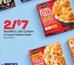 Hy-Vee Stouffer's, Life Cuisine or Lean Cuisine meal offer