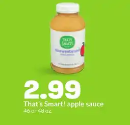Hy-Vee That's Smart! apple sauce offer
