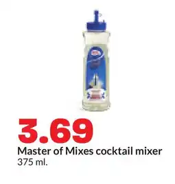 Hy-Vee Master of Mixes cocktail mixer offer