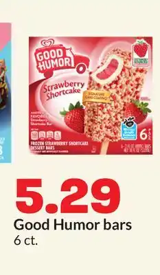 Hy-Vee Good Humor bars offer