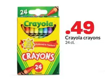 Hy-Vee Crayola crayons offer
