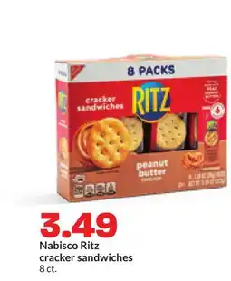 Hy-Vee Nabisco Ritz cracker sandwiches offer