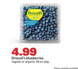 Hy-Vee Driscoll's blueberries offer