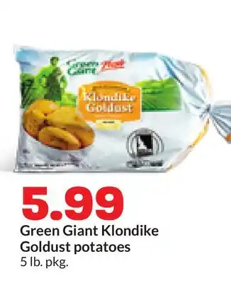 Hy-Vee Green Giant Klondike Goldust potatoes offer