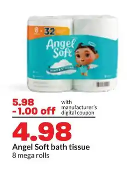 Hy-Vee Angel Soft bath tissue offer
