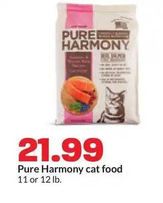 Hy-Vee Pure Harmony cat food offer