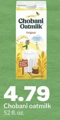 Hy-Vee Chobani oatmilk offer