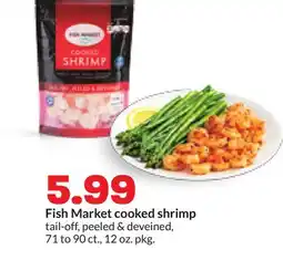 Hy-Vee Fish Market cooked shrimp offer