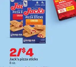 Hy-Vee Jack's pizza sticks offer