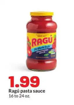 Hy-Vee Ragú pasta sauce offer