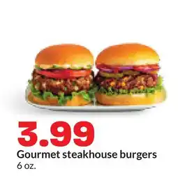 Hy-Vee Gourmet steakhouse burgers offer