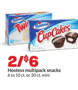Hy-Vee Hostess multipack snacks offer