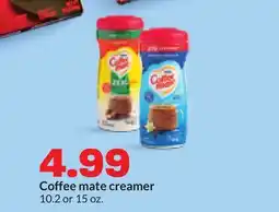 Hy-Vee Nestle Coffee mate creamer offer