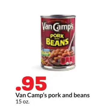 Hy-Vee Van Camp's pork and beans offer