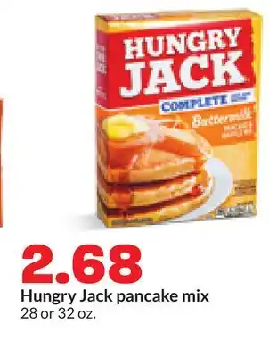 Hy-Vee Hungry Jack pancake mix offer
