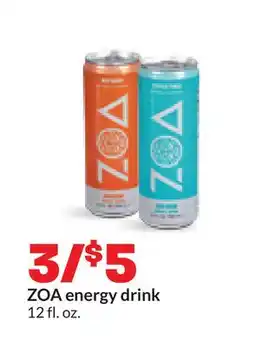 Hy-Vee ZOA energy drink offer