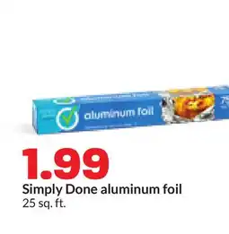 Hy-Vee Simply Done aluminum foil offer
