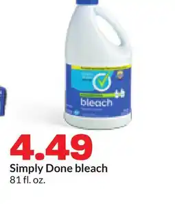 Hy-Vee Simply Done bleach offer