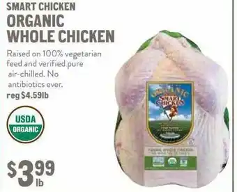 New Seasons Market Smart Chicken Organic Whole Chicken offer