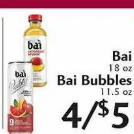 Sunset Foods Bai Or Bai Bubbles offer