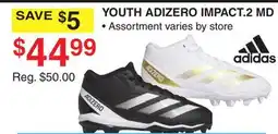 Dunham's Sports ADIDAS YOUTH ADIZERO IMPACT offer