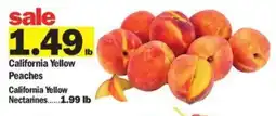 Meijer California Yellow Nectarines offer