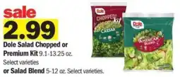 Meijer Dole Salad Chopped or Premium Kit 9.1-13.25 oz. offer