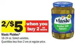 Meijer Vlasic Pickles offer
