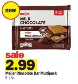 Meijer Meijer Chocolate Bar Multipack offer