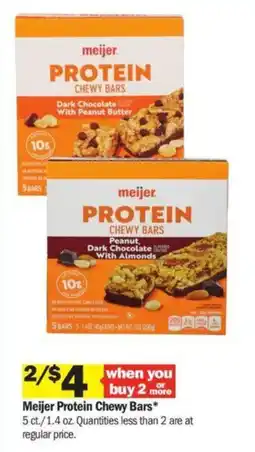 Meijer Meijer Protein Chewy Bars offer