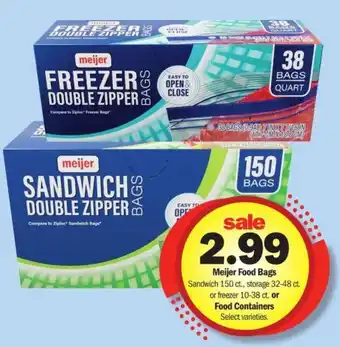 Meijer Meijer Food Bags offer