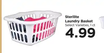 Food 4 Less Sterilite Laundry Basket offer