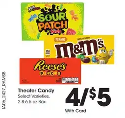 Ralphs Theater Candy offer