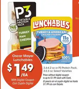 Ralphs Oscar Mayer Lunchables offer
