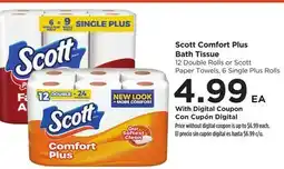 Food 4 Less Scott Comfort Plus Bath Tissue offer